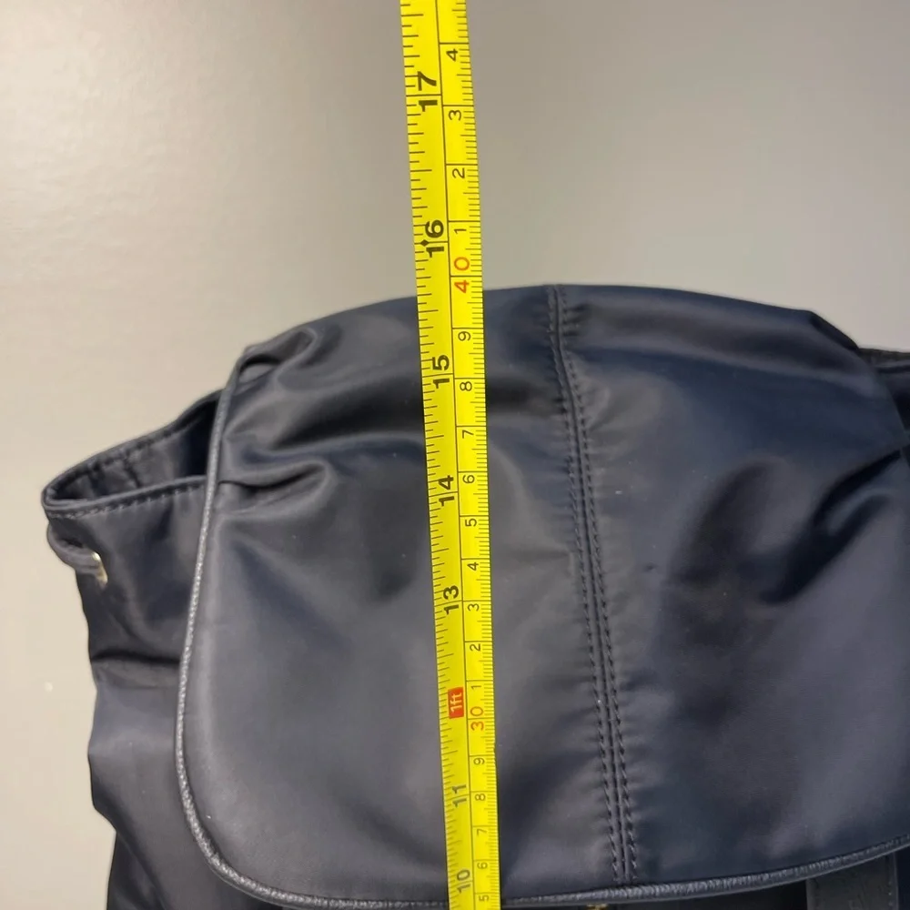 Steve Madden Black Backpack with Gold Buckles